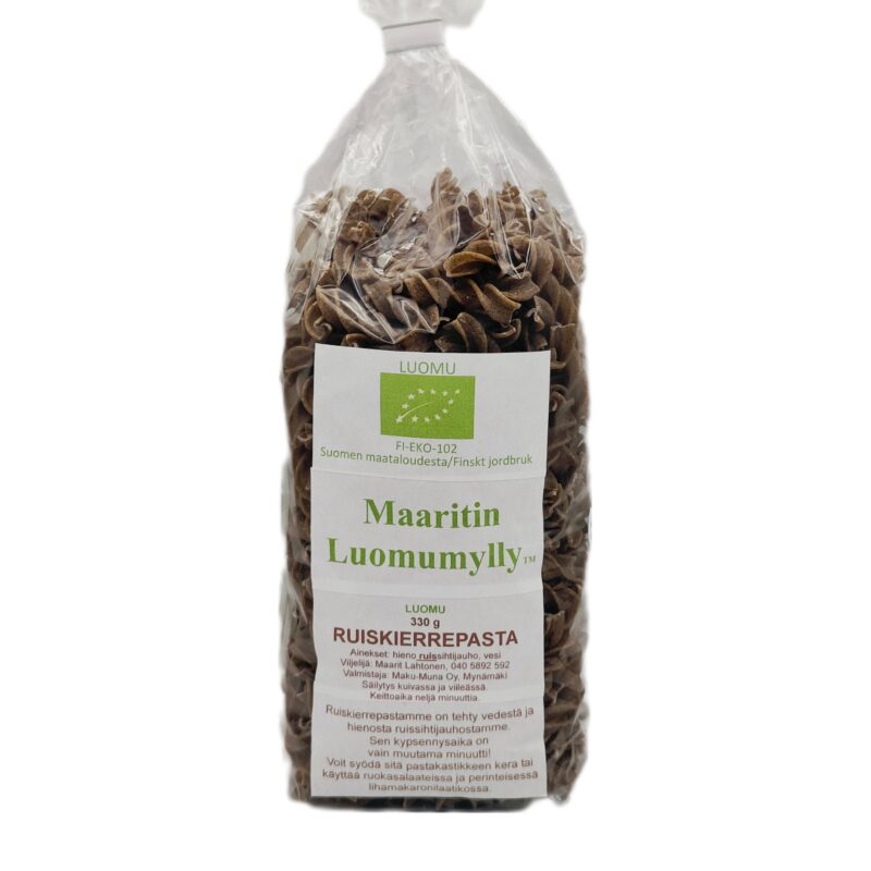 Luomu Ruiskierrepasta, 330g