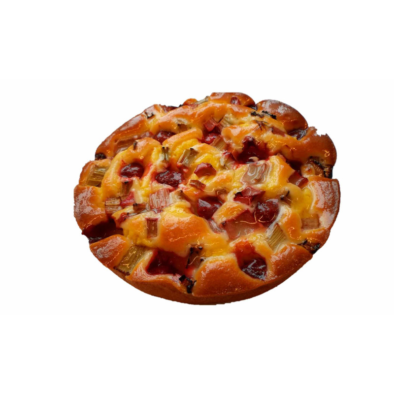 Raparperi-mansikkatorttu 8hlö, 650g